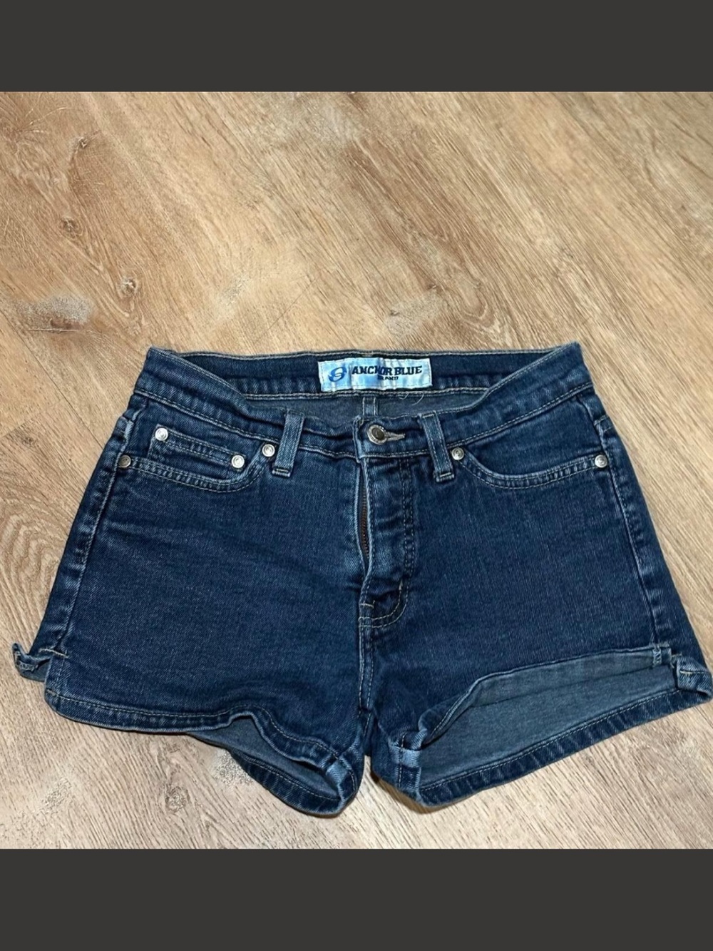 anchor blue Women's Dark Indigo Denim Shorts